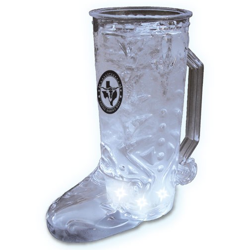 20oz 5-Lightup Cowboy Boot Mugs